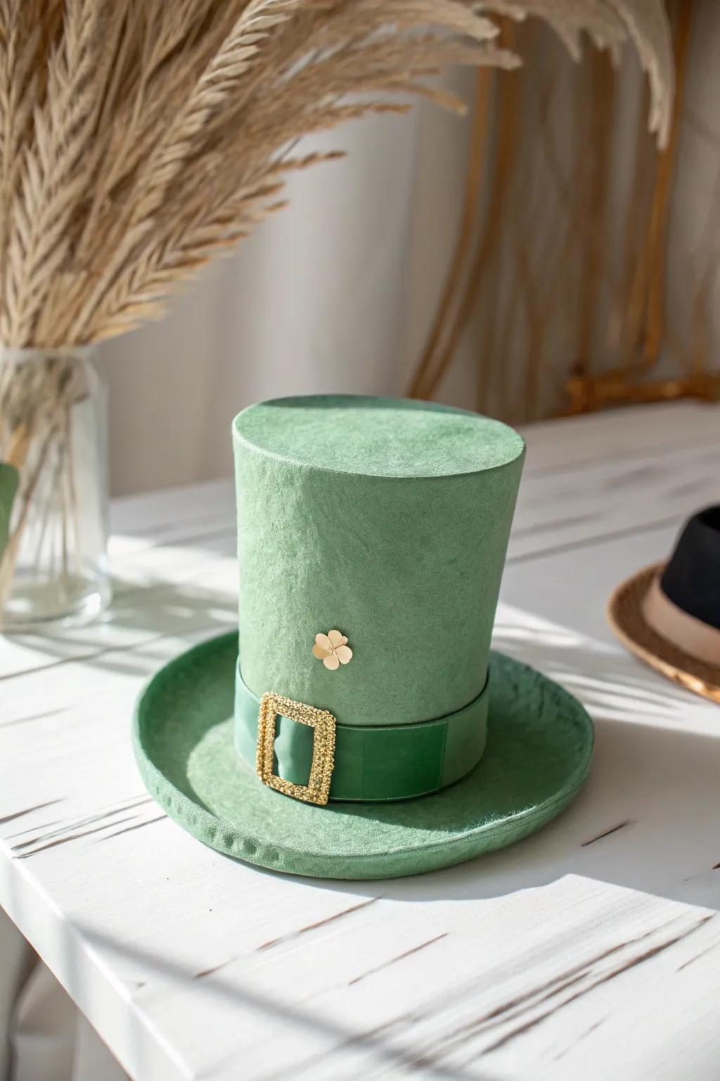 Convert basic items into captivating decor with these handmade leprechaun toppers — a seamless mix of simplicity and celebration for your St. Patrick’s Day festivities.