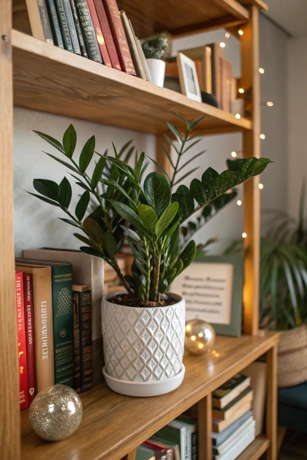 The low-maintenance miracle plant will bring a glow to your shelves.