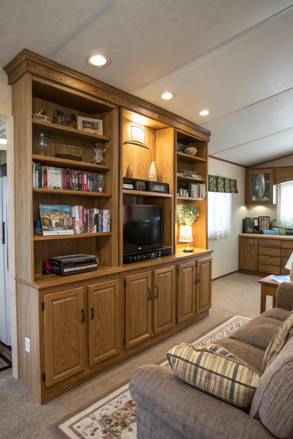 Smart storage space services may assist keep your mobile home arranged and roomy.