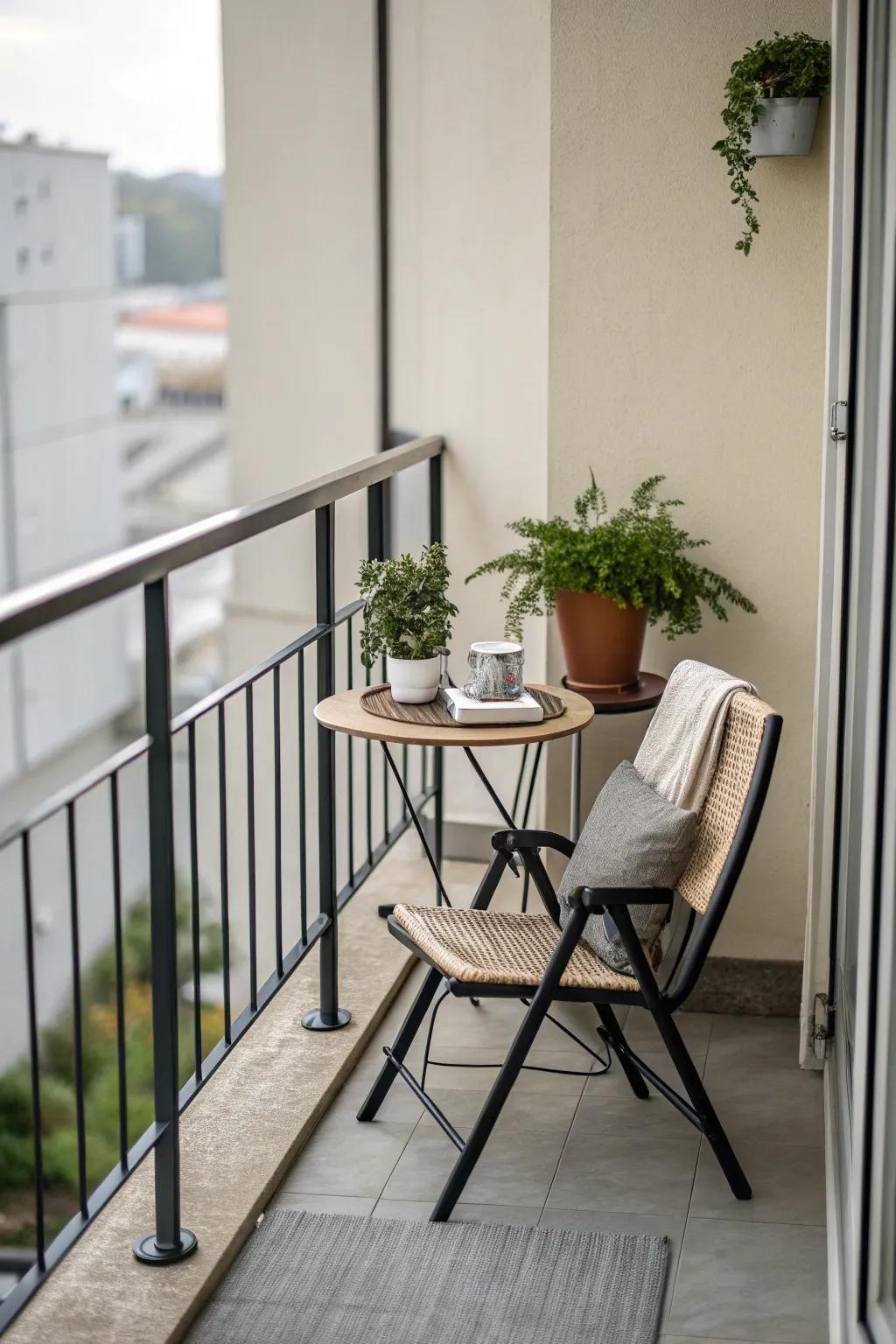 Welcome ease with a minimalist veranda design.