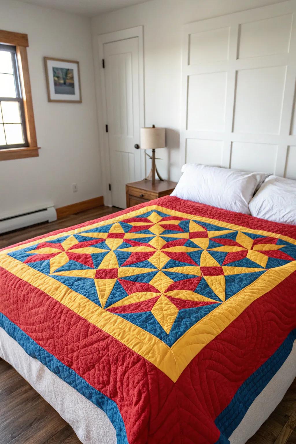 Bright hues can change coverlets into striking pieces that energize any space.