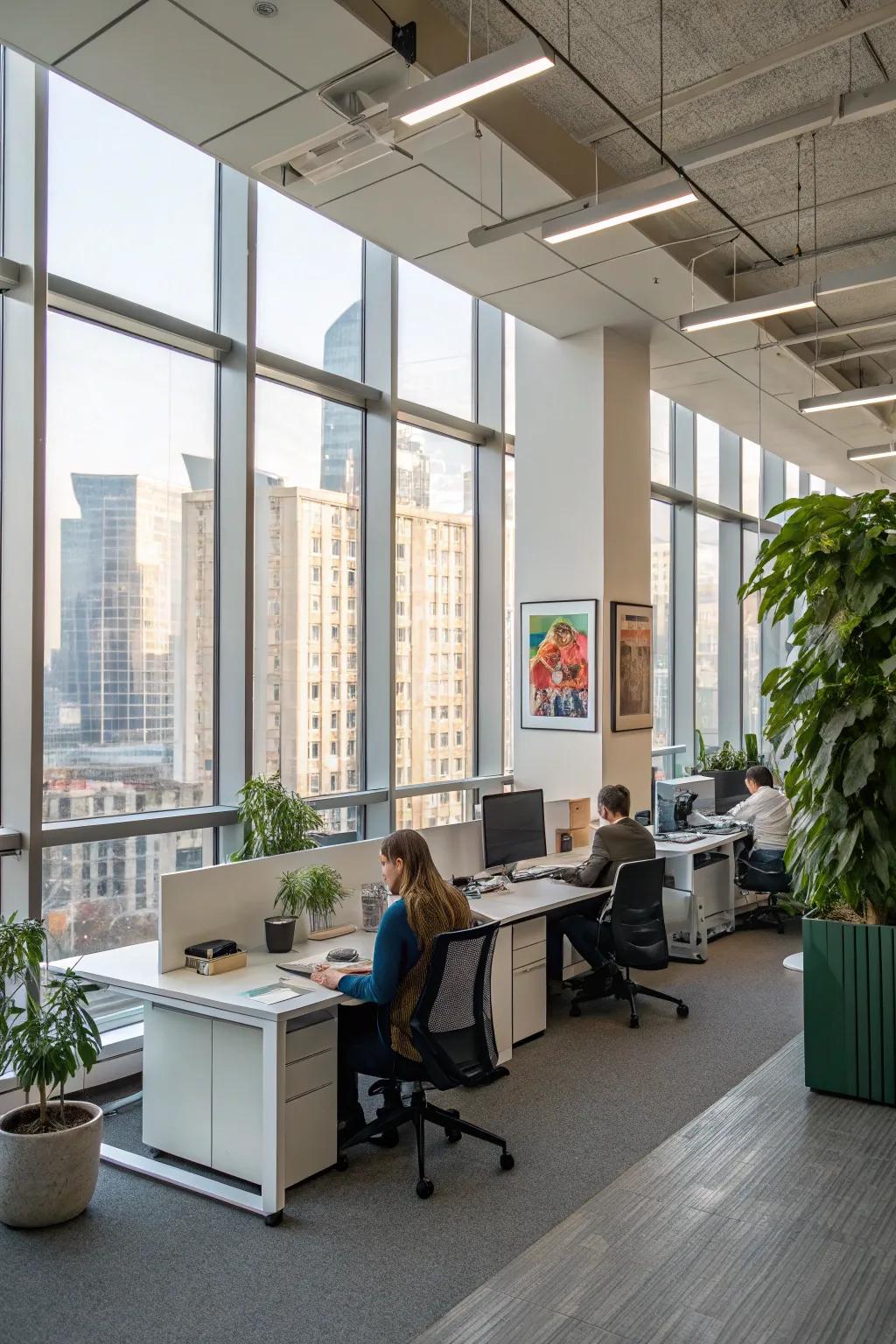 Sunlight enhances imaginative thought and wellness.