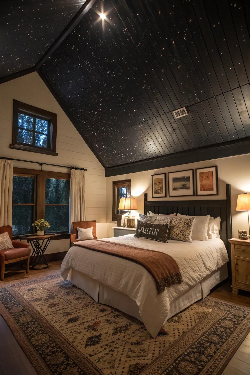 Somber Ceilings for a Cozy Escape
