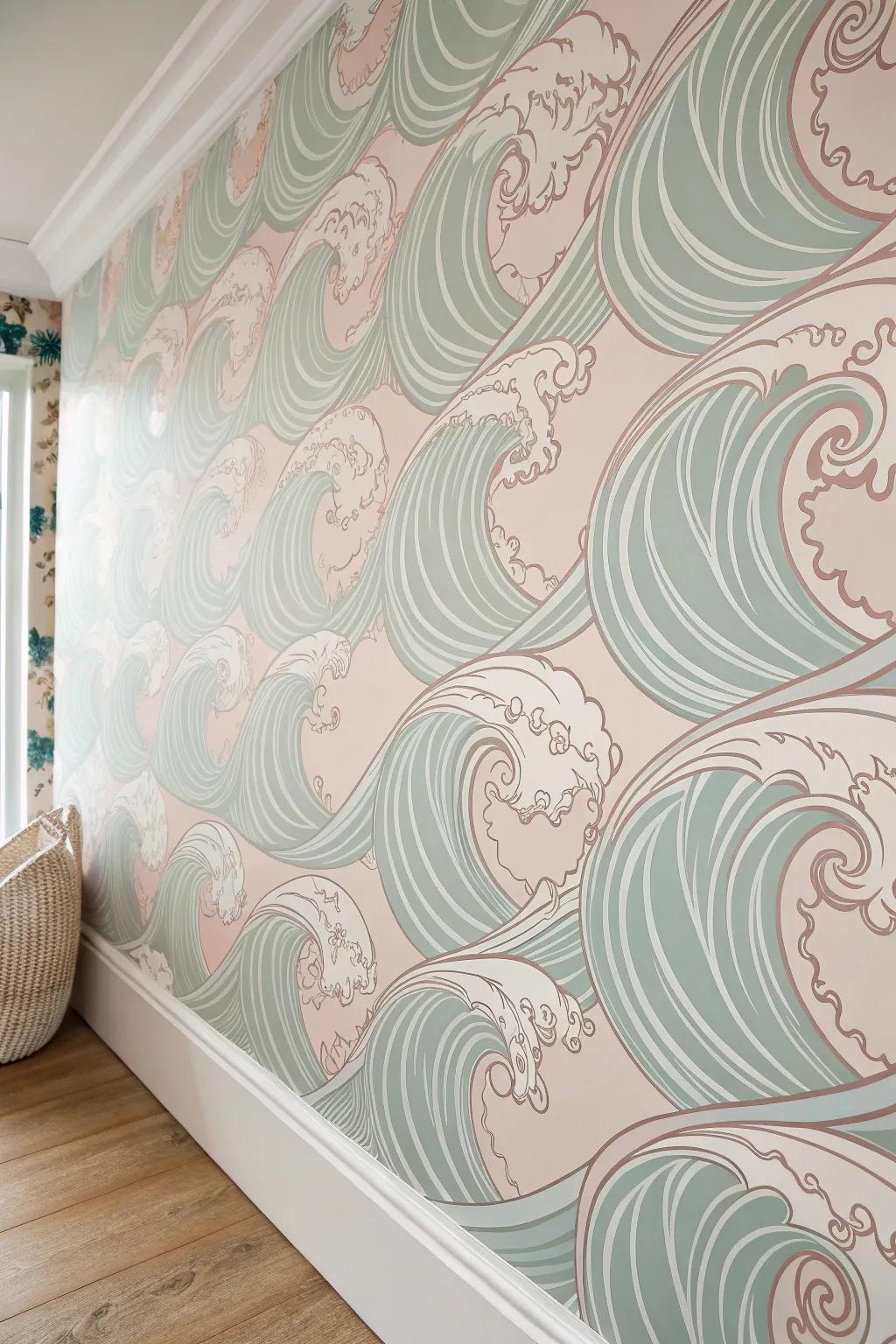 Cascading crests and twirls append kinetic dynamism to any space.