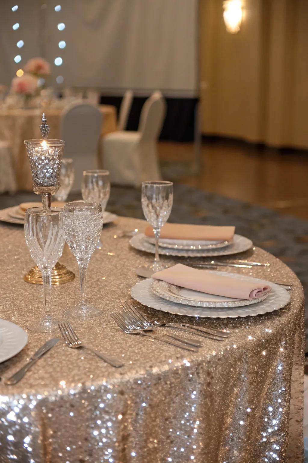 Sparkle overlays infuse radiance and allure into your dance ambiance.