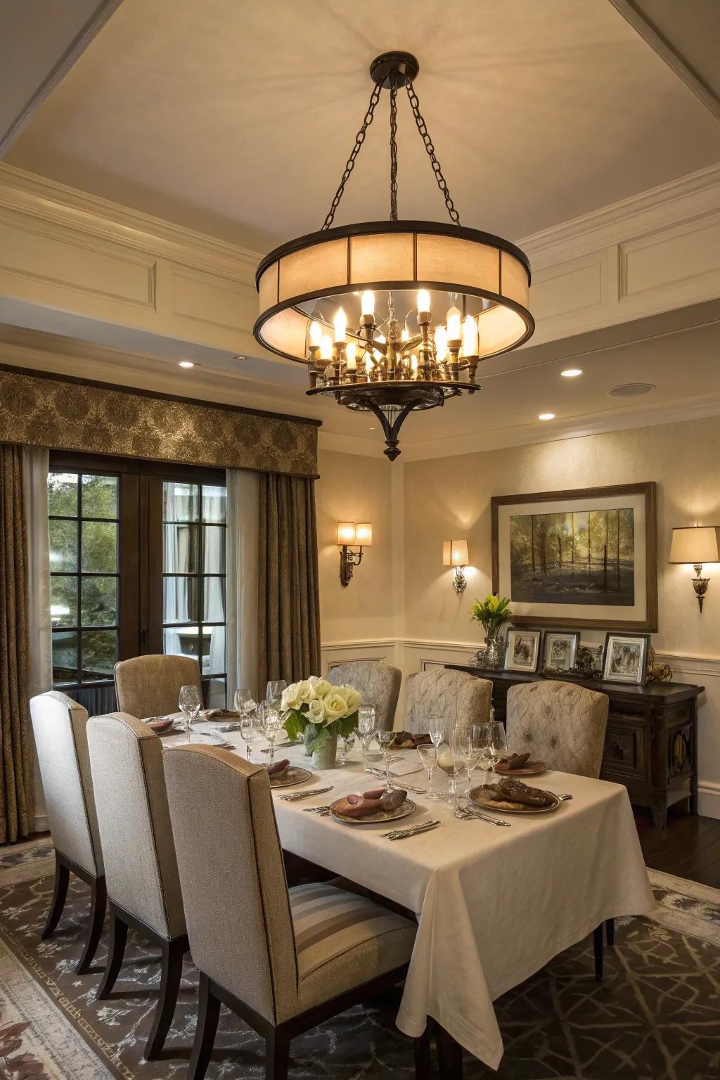 Make each meal count through gorgeous dining space lights.
