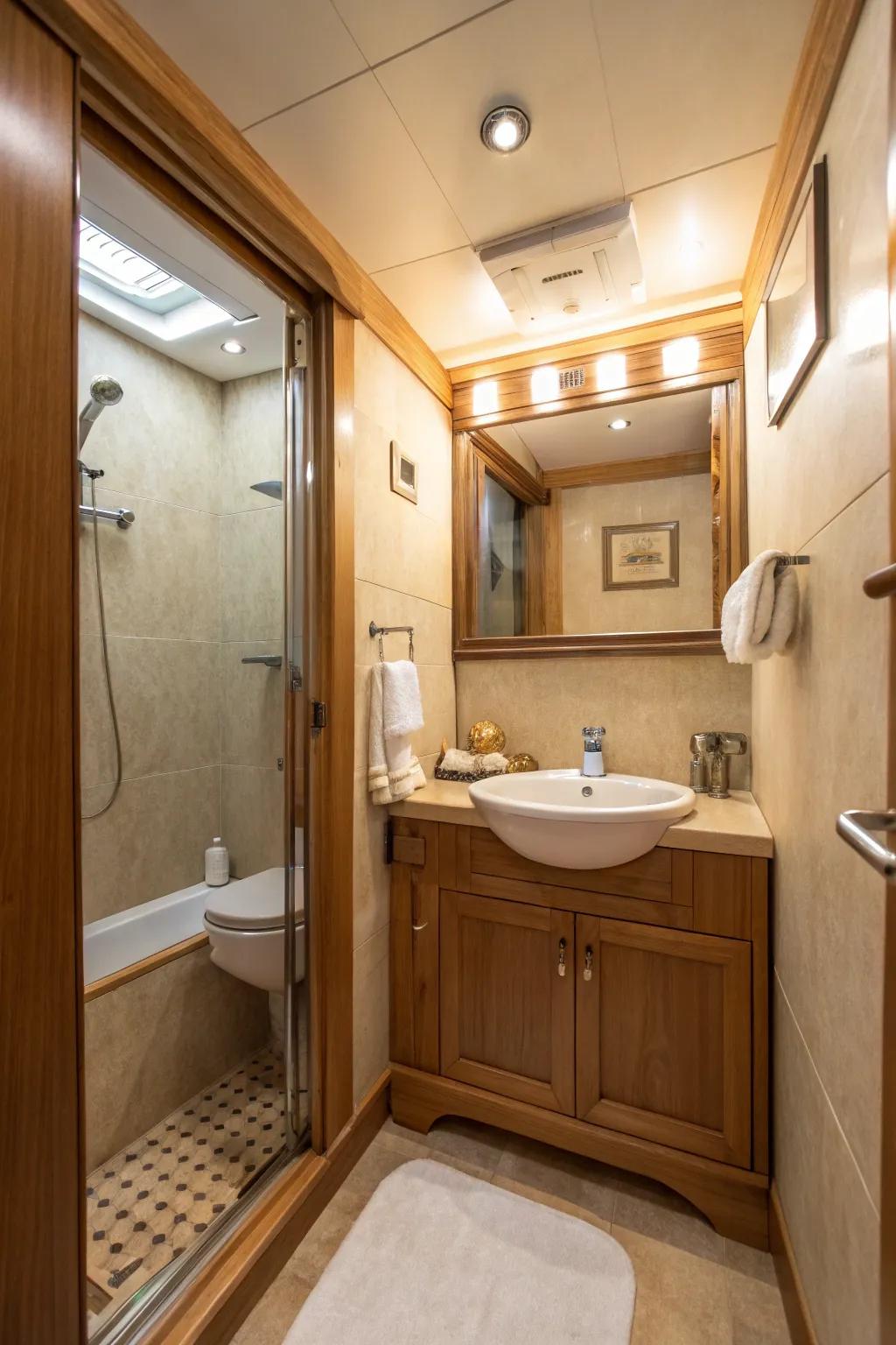 Neutral beige tones create an inviting and cozy atmosphere.