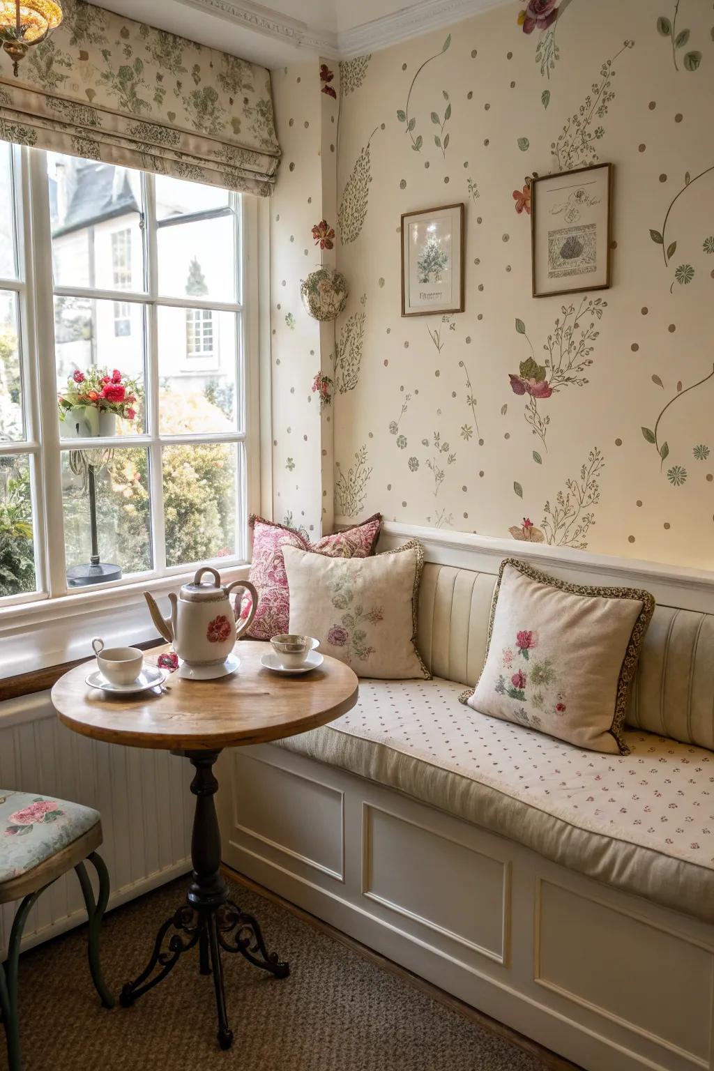A comfortable corner encourages unwinding and dialogue.