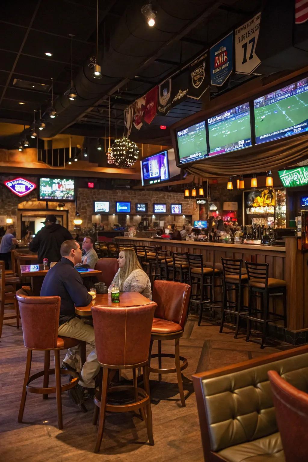 Cozy seating transforms your sports area into a warm and welcoming venue for all.