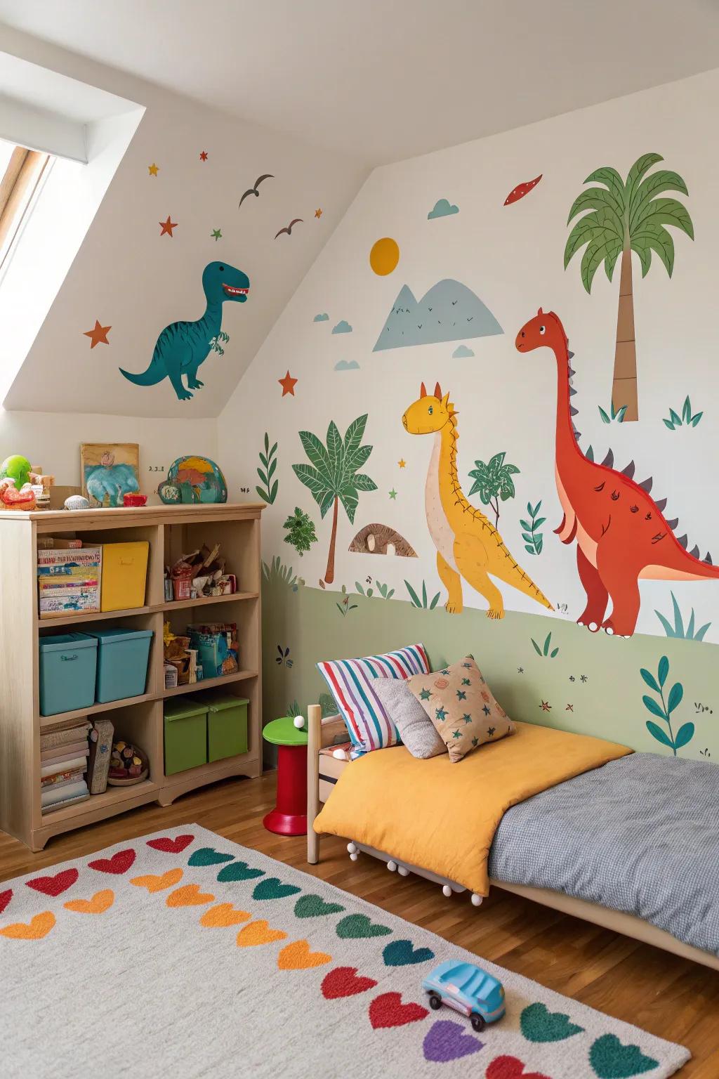 Craft a daring dinosaur realm.