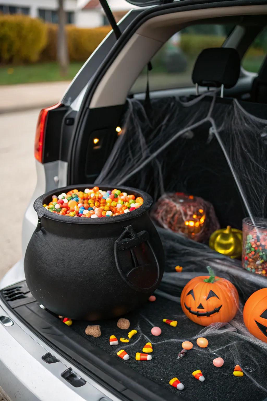 A vessel of treats is an essential centerpiece for your setup.