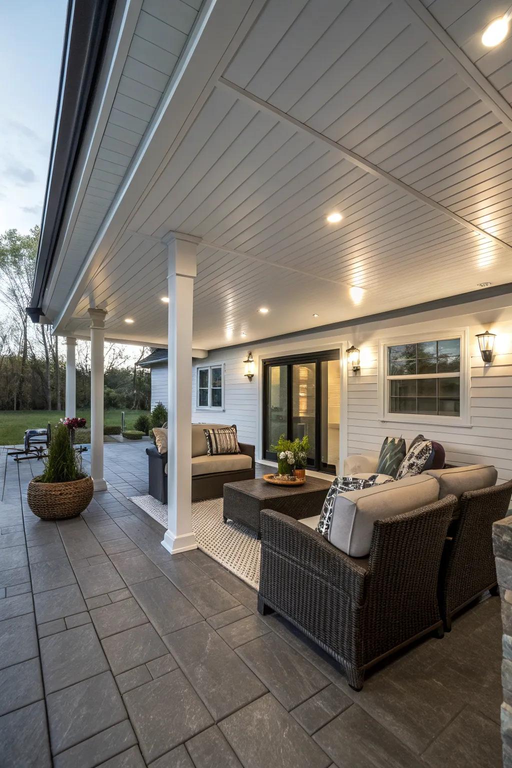 Maintain your under-deck area dry and welcoming.