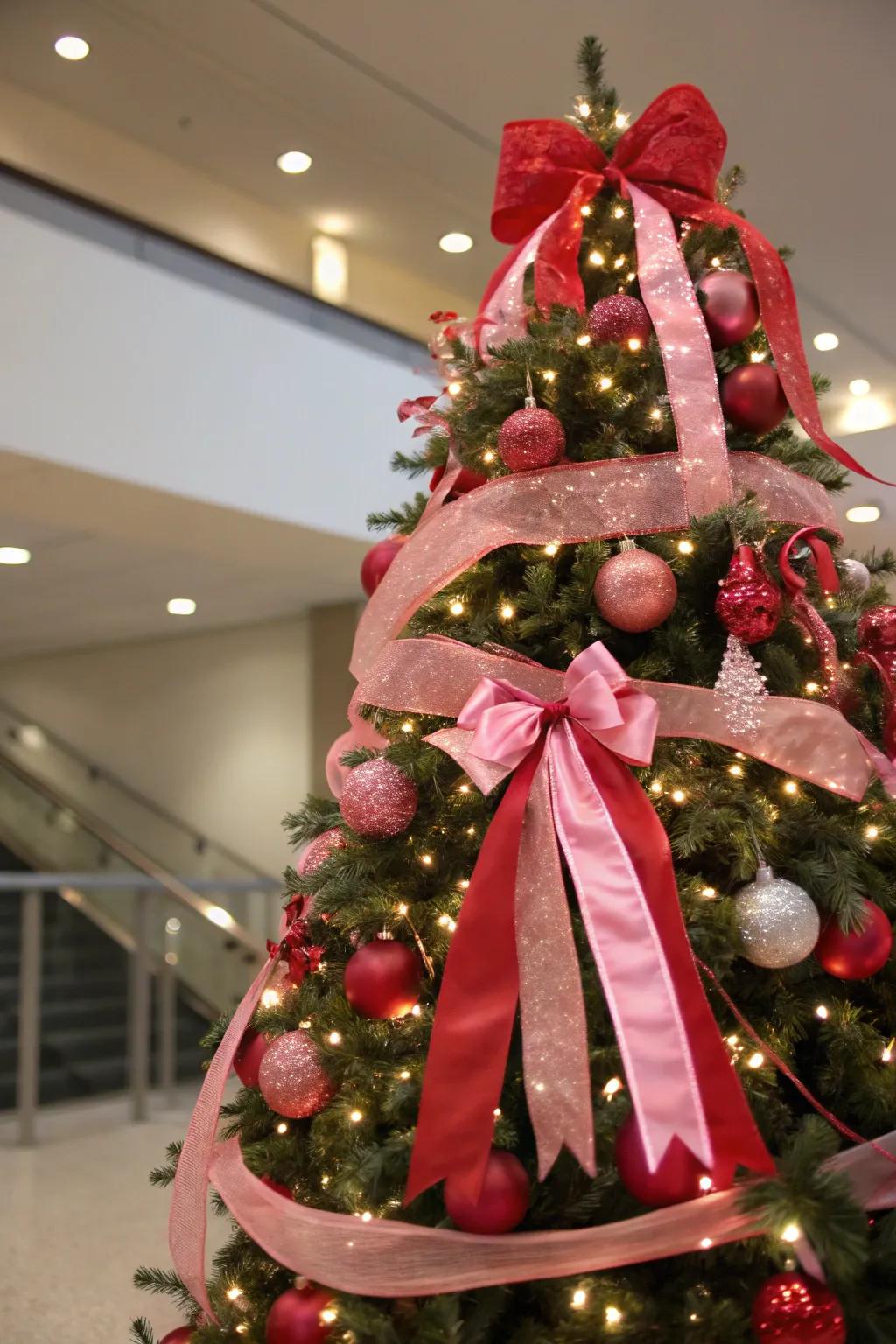 Opulent ribbons introduce an element of sophistication and romance to your tree.