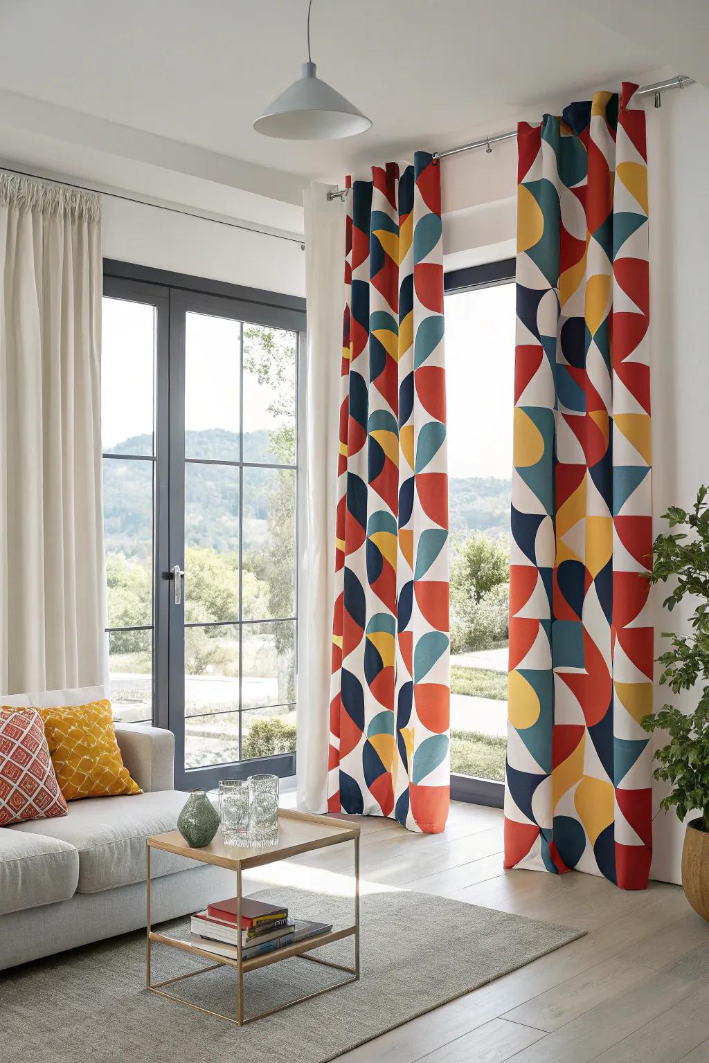 Geometric designs add a modern elegance to any decor.