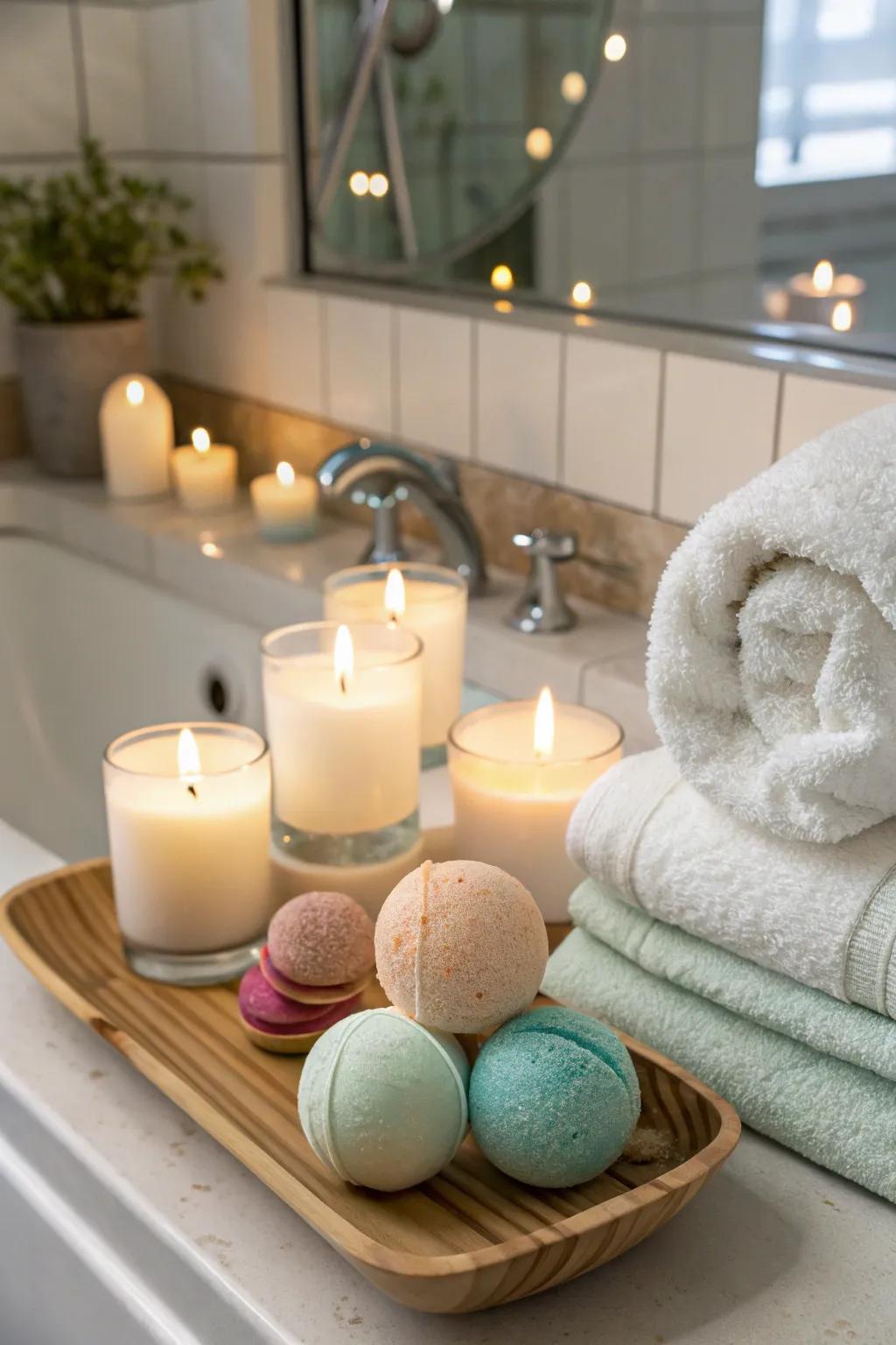 Give the gift of relaxation with high-end spa items.