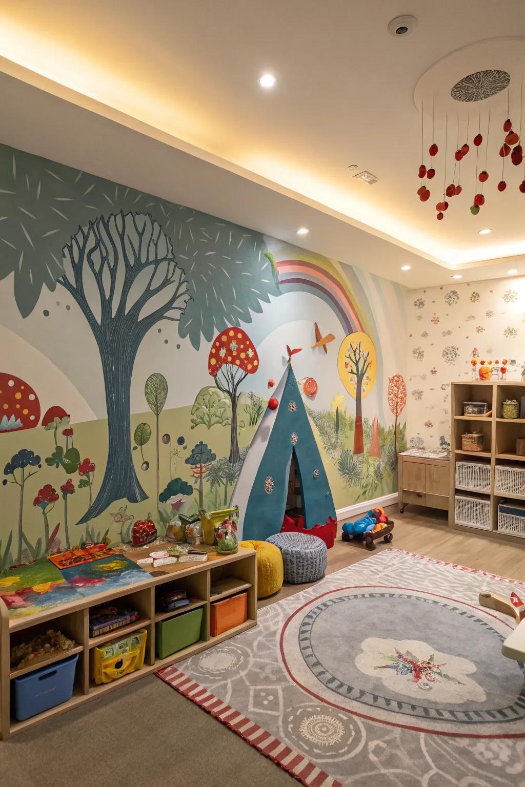 Whimsical wonderlands spark joy and ingenuity using imaginative designs.