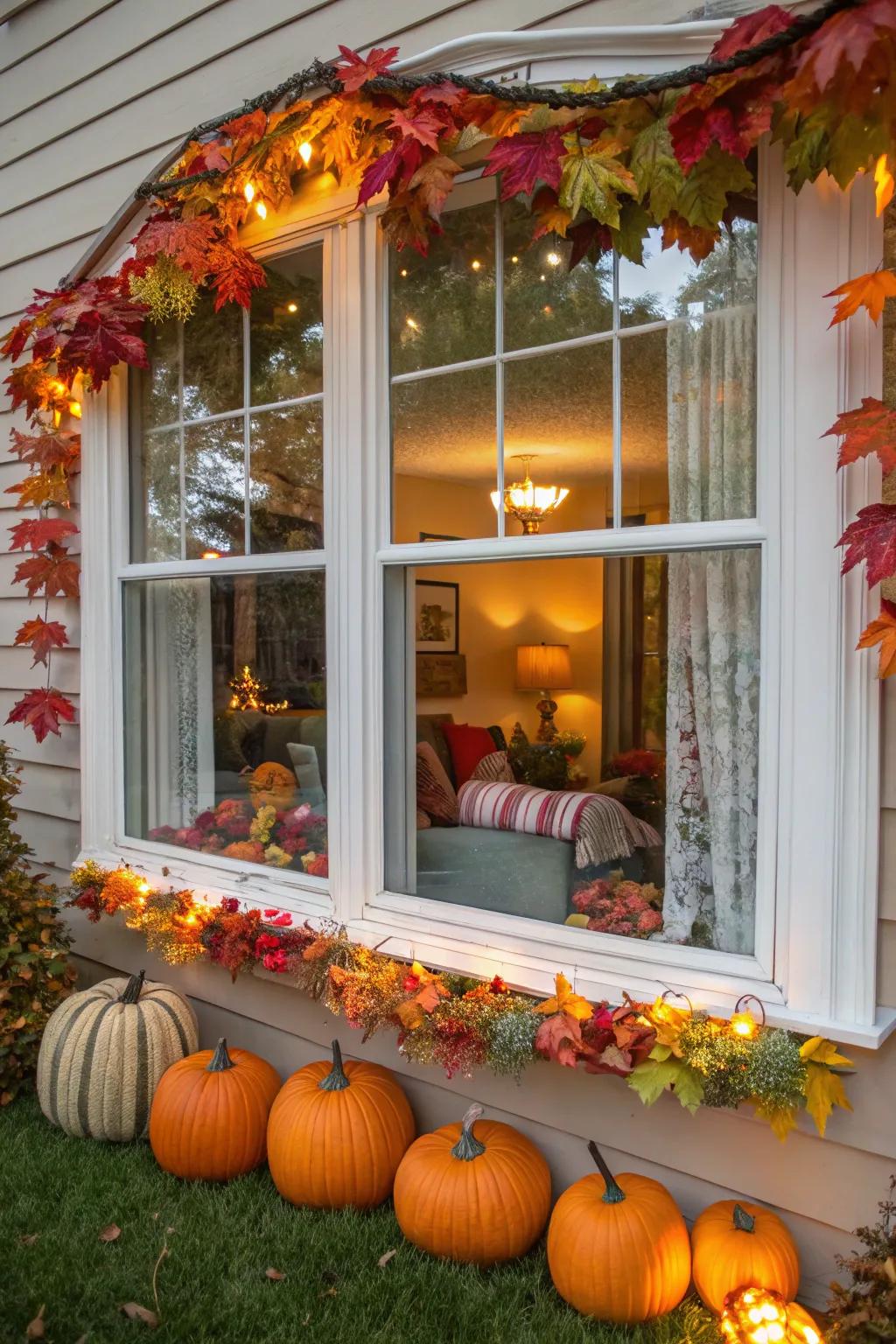 Seasonal decor swaps keep your bay window lively and dynamic all year.
