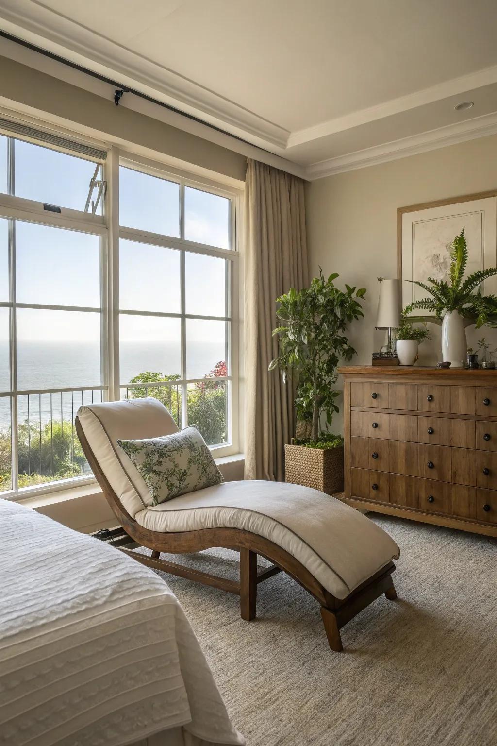 Rest chairs provide space and comfort for ultimate relaxation.