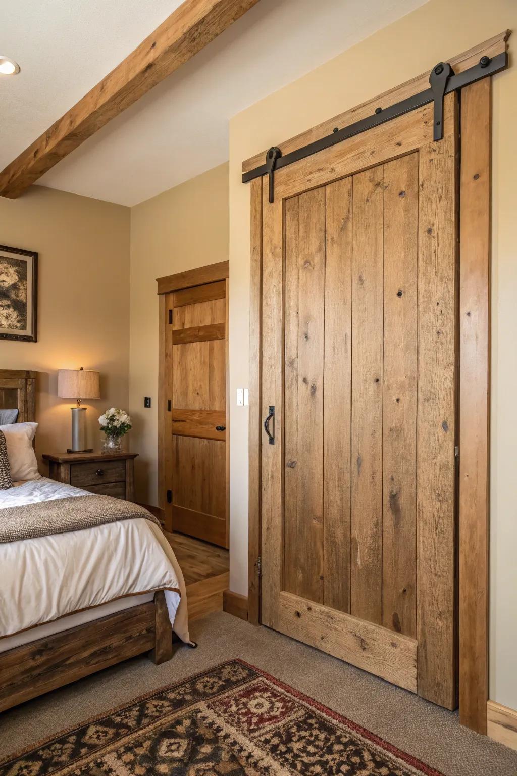 Nature-friendly materials like reclaimed timber add sustainability and character.