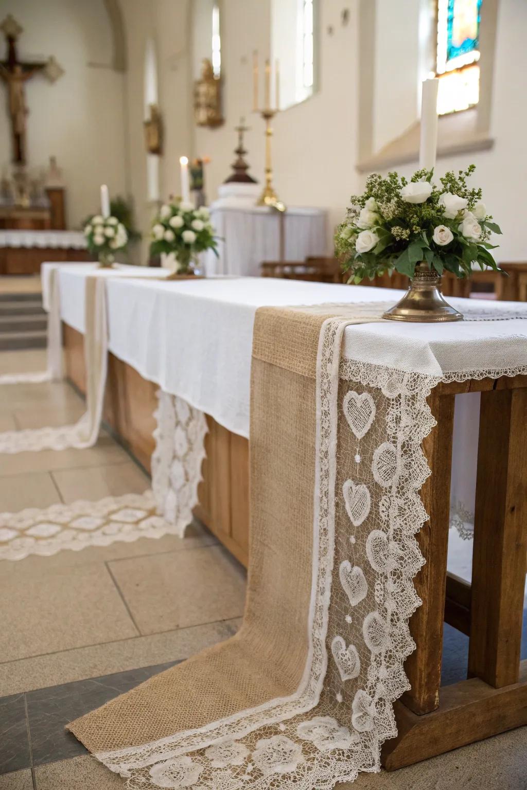 Unique table fabrics are the golden touch for any table.