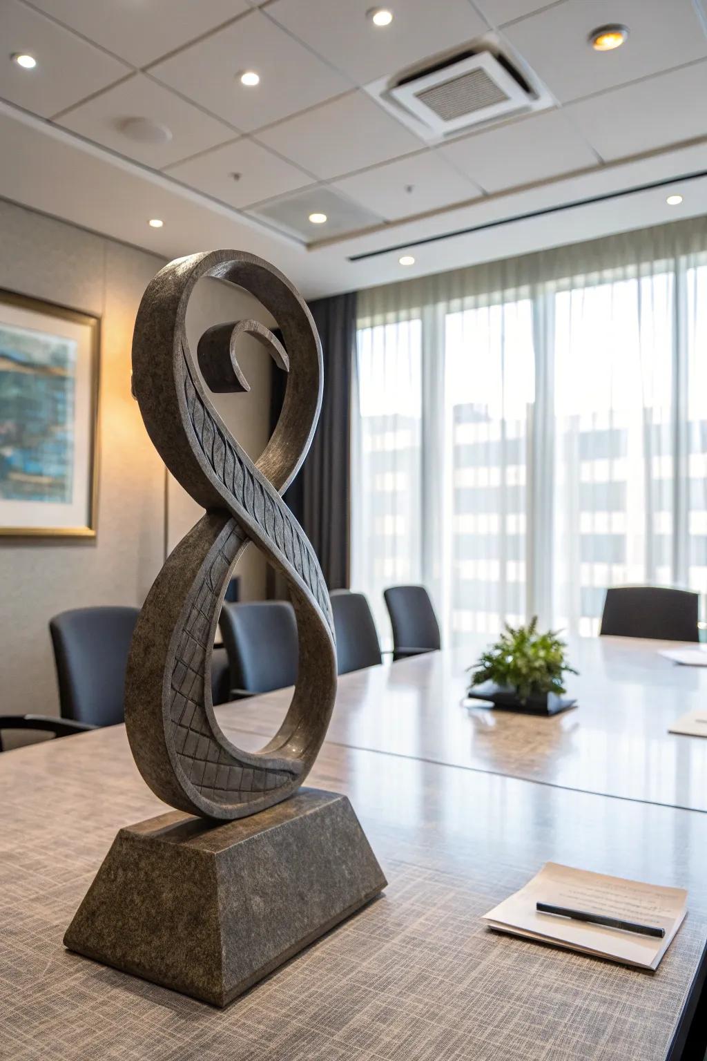 A central element can make your conference room unforgettable.