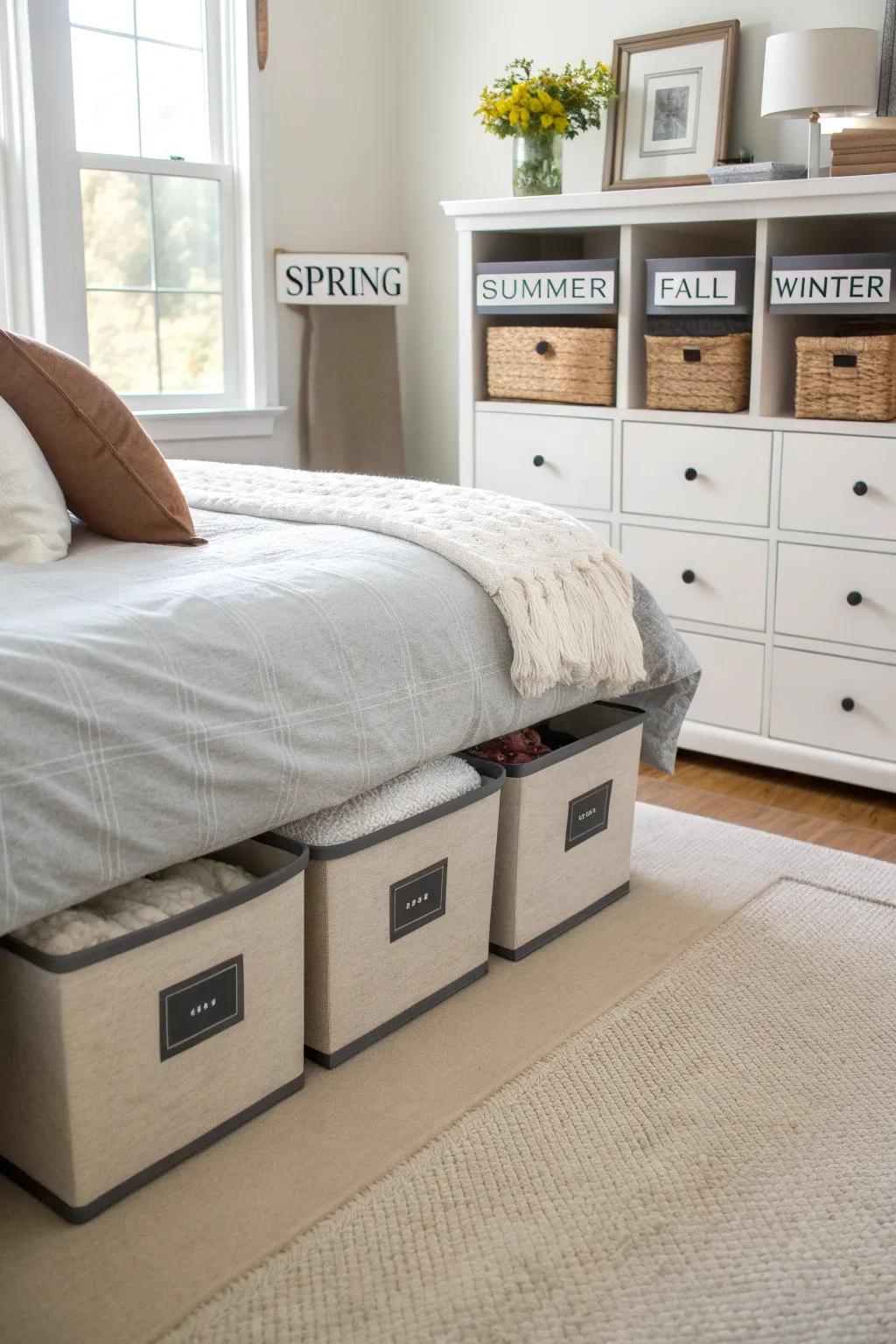 Seasonal rotation sustains your closet’s functionality and tidiness.