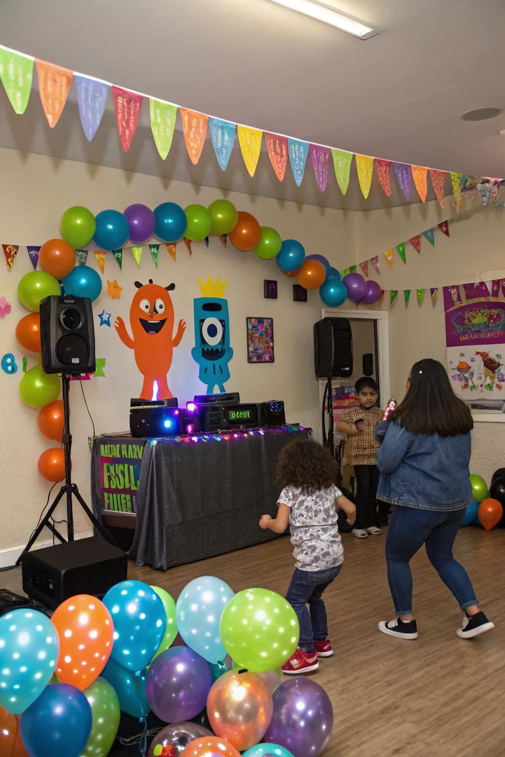 A mini monster mash dance brings joy and energy to the celebration.
