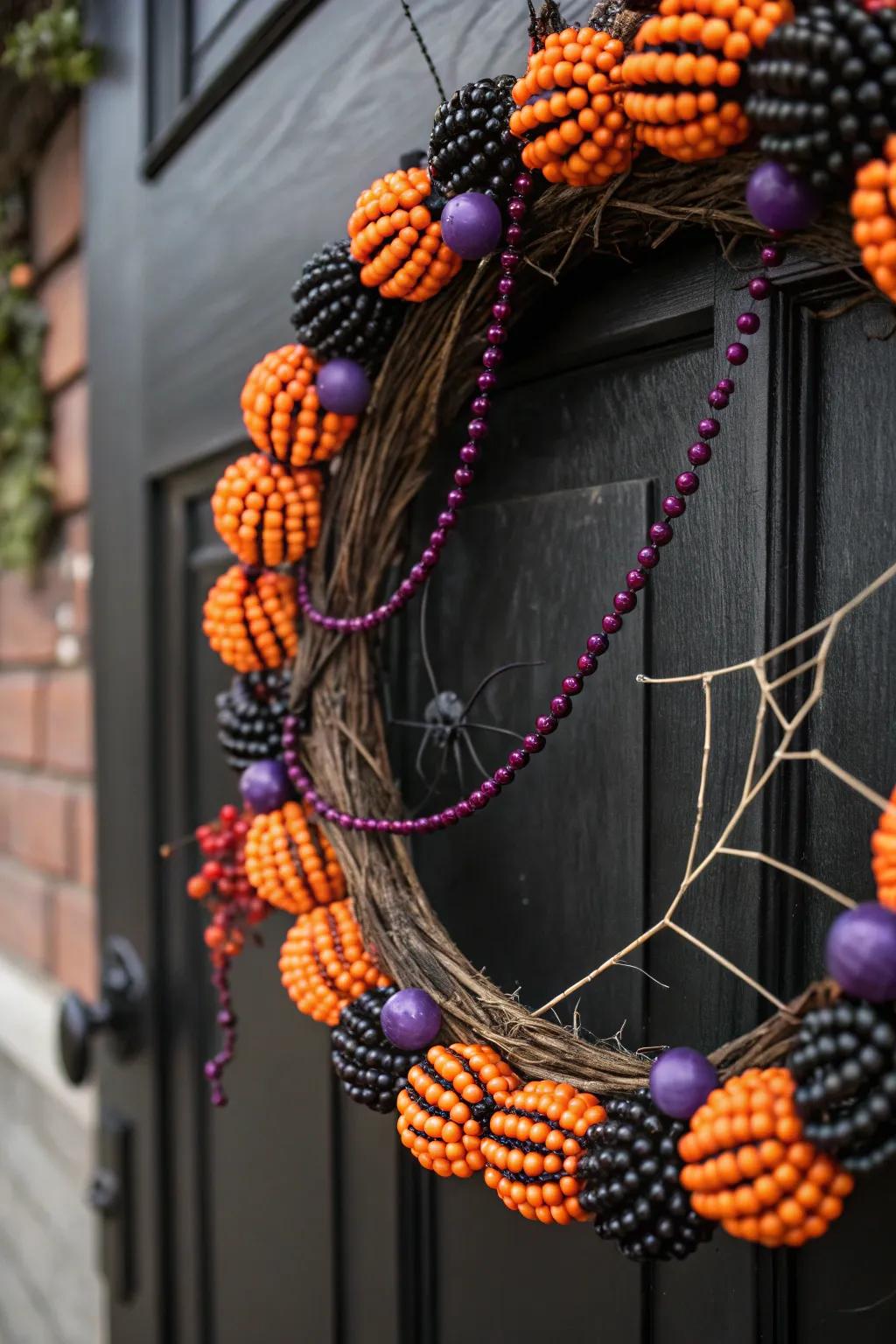 Introduce a tactile accent using bewitching beads.