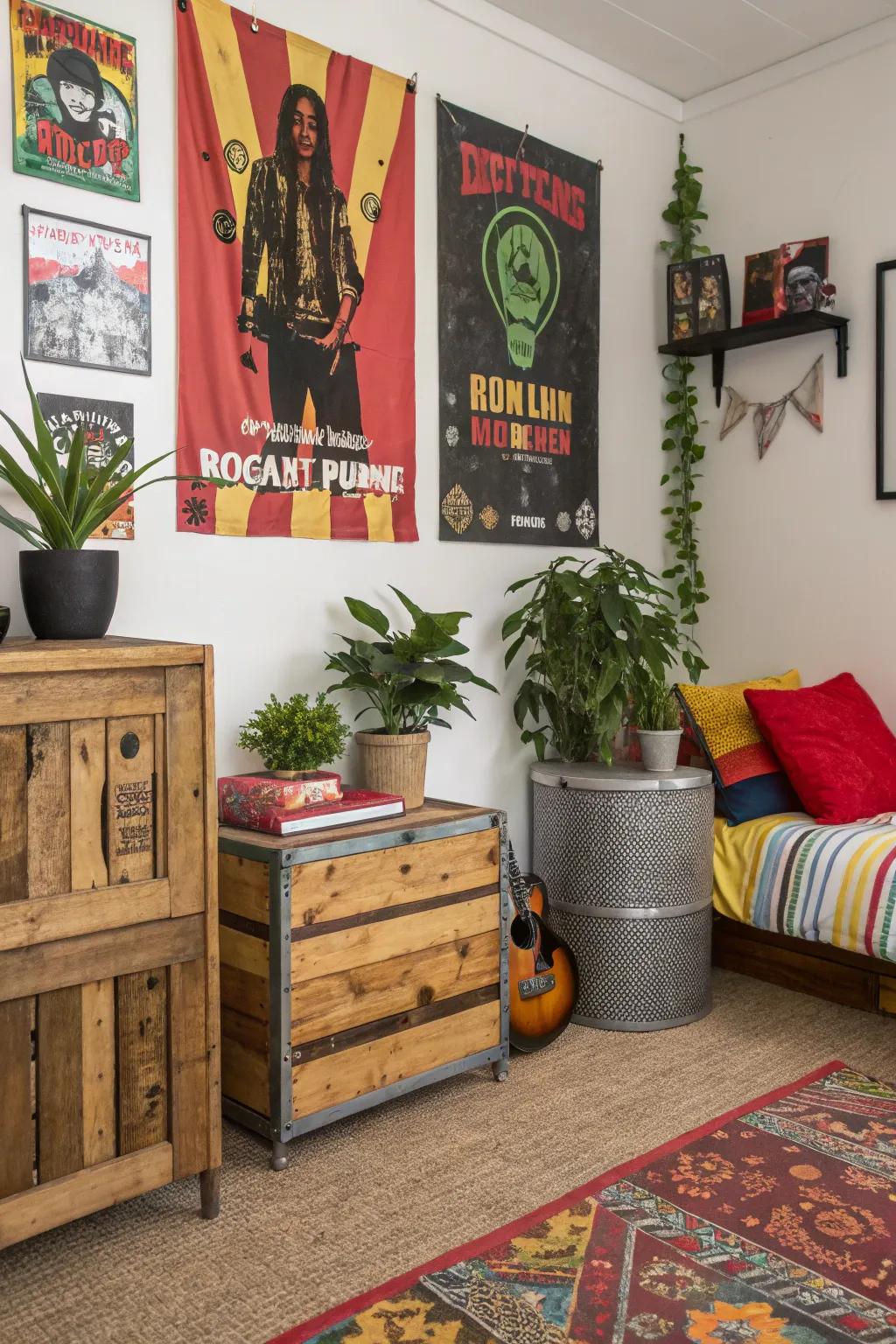 Support the environment with eco-conscious punk decor selections.