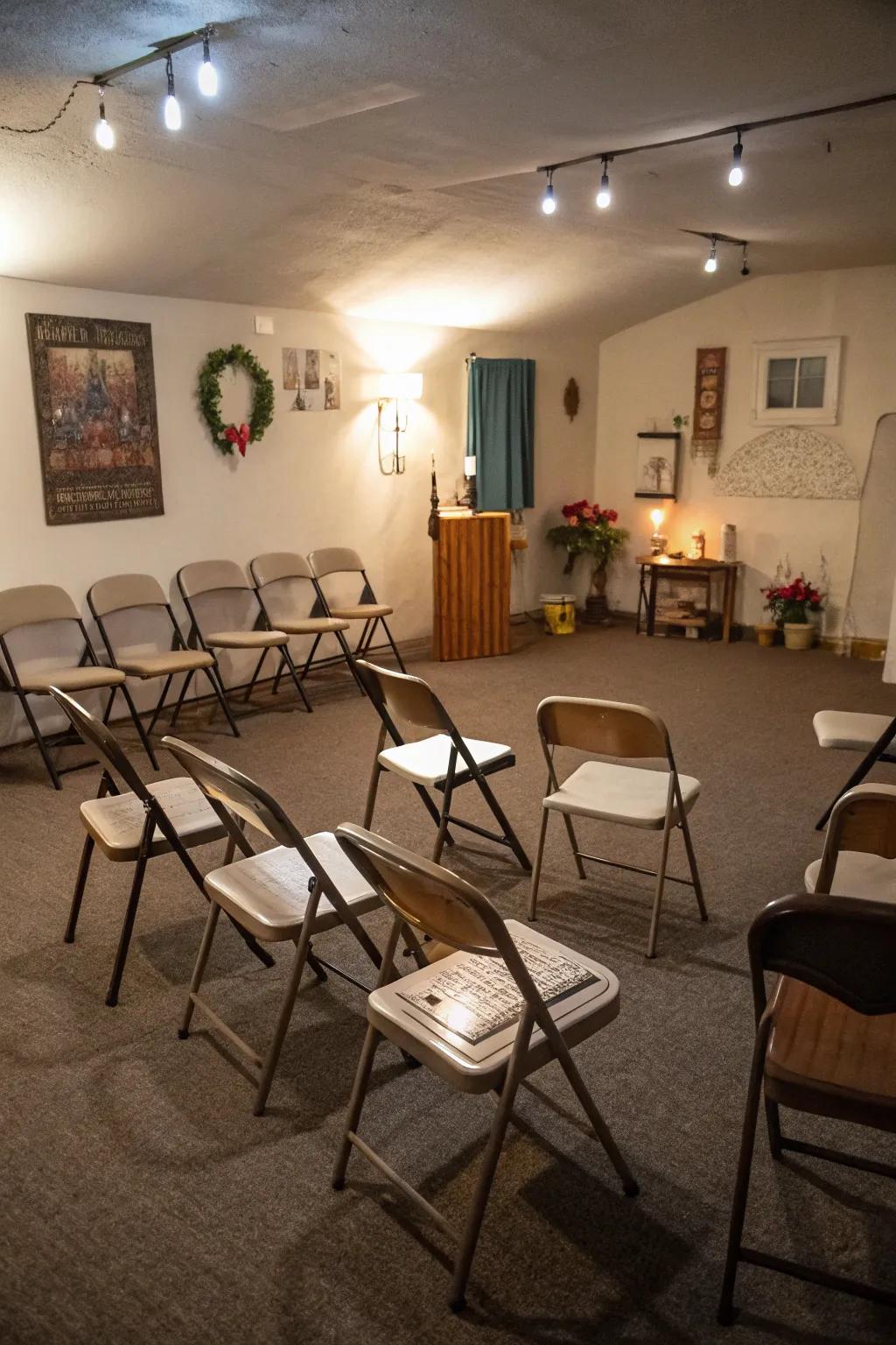 Borrowing items makes sure you have everything you need without the hassle of storage.