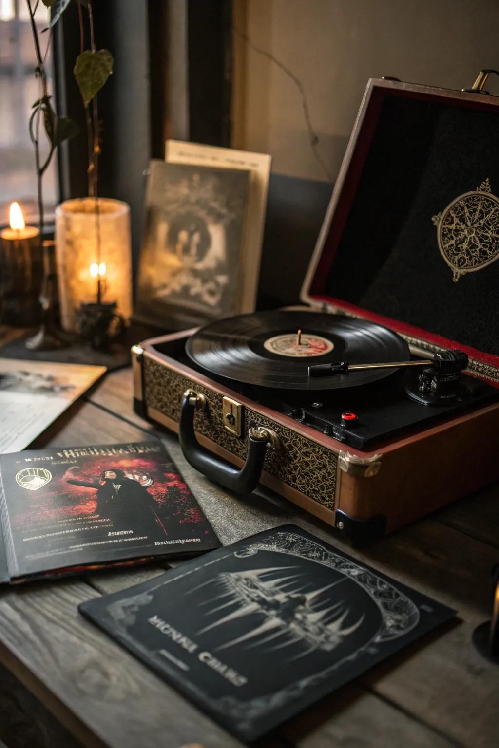 The playlist completes the immersive vampire experience.