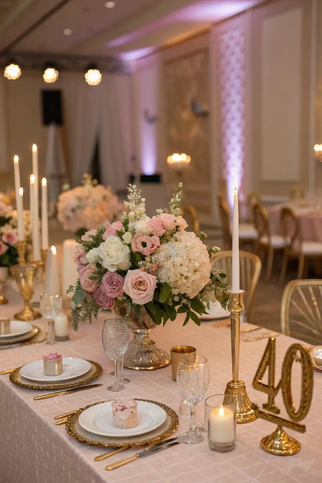 Refined Table Arrangements: Fostering a Welcoming Scene