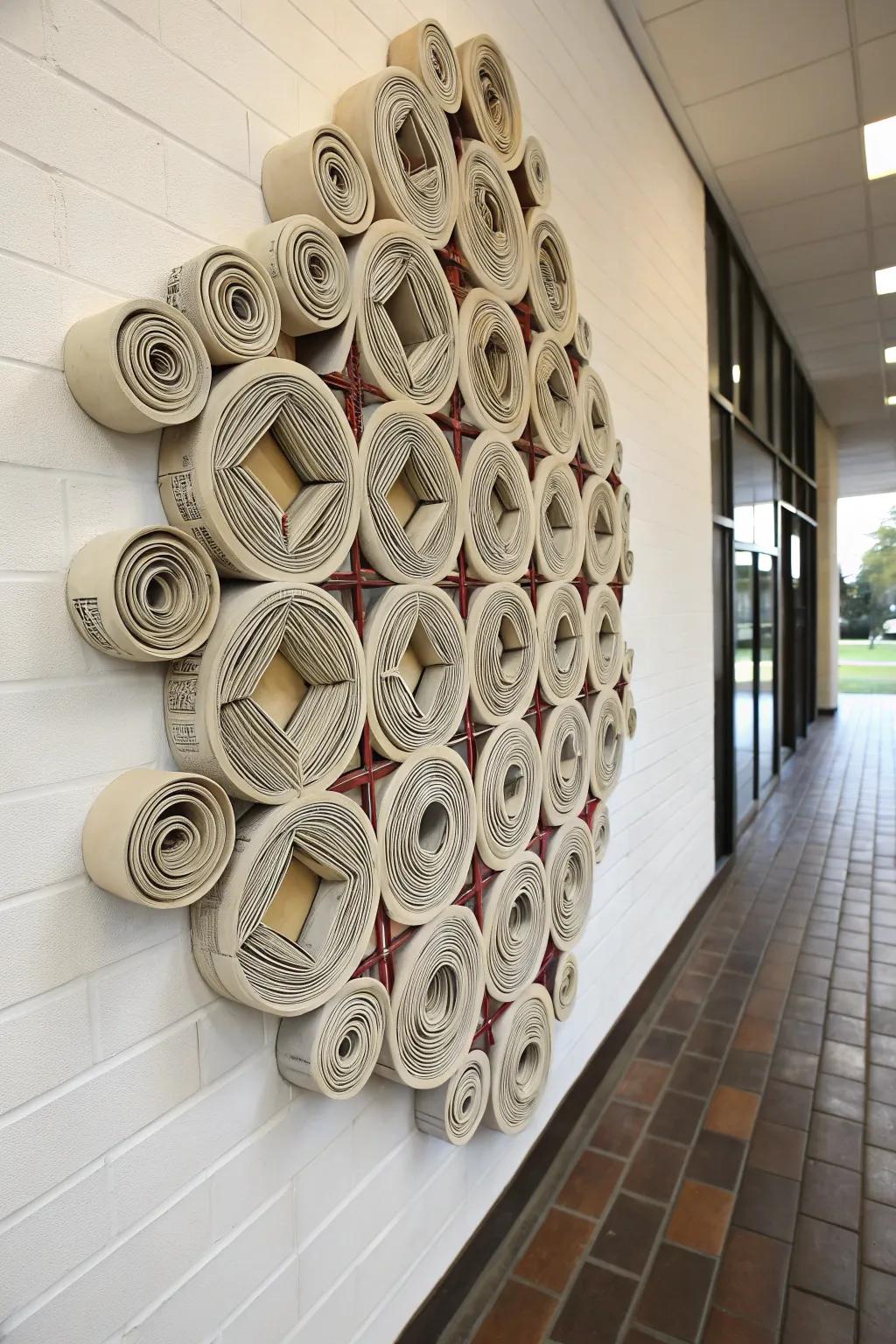 Revamp broadsheets into singular wall art.