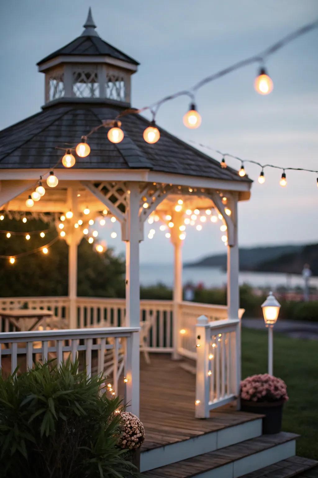 Spherical lights present an updated flair, fitting for fashionable get-togethers.