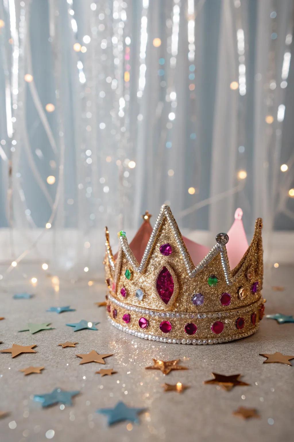 A dazzling glitter and glamour birthday tiara