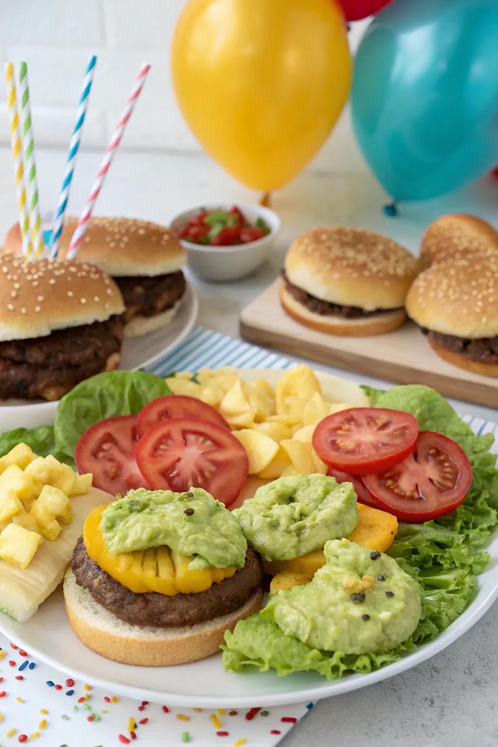 An extensive array of additions enables guests to get creative with their burgers.