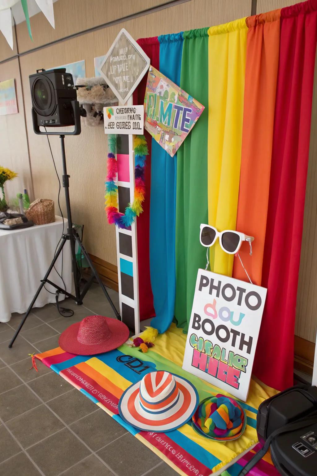 A DIY photo spot prepared for unforgettable moments