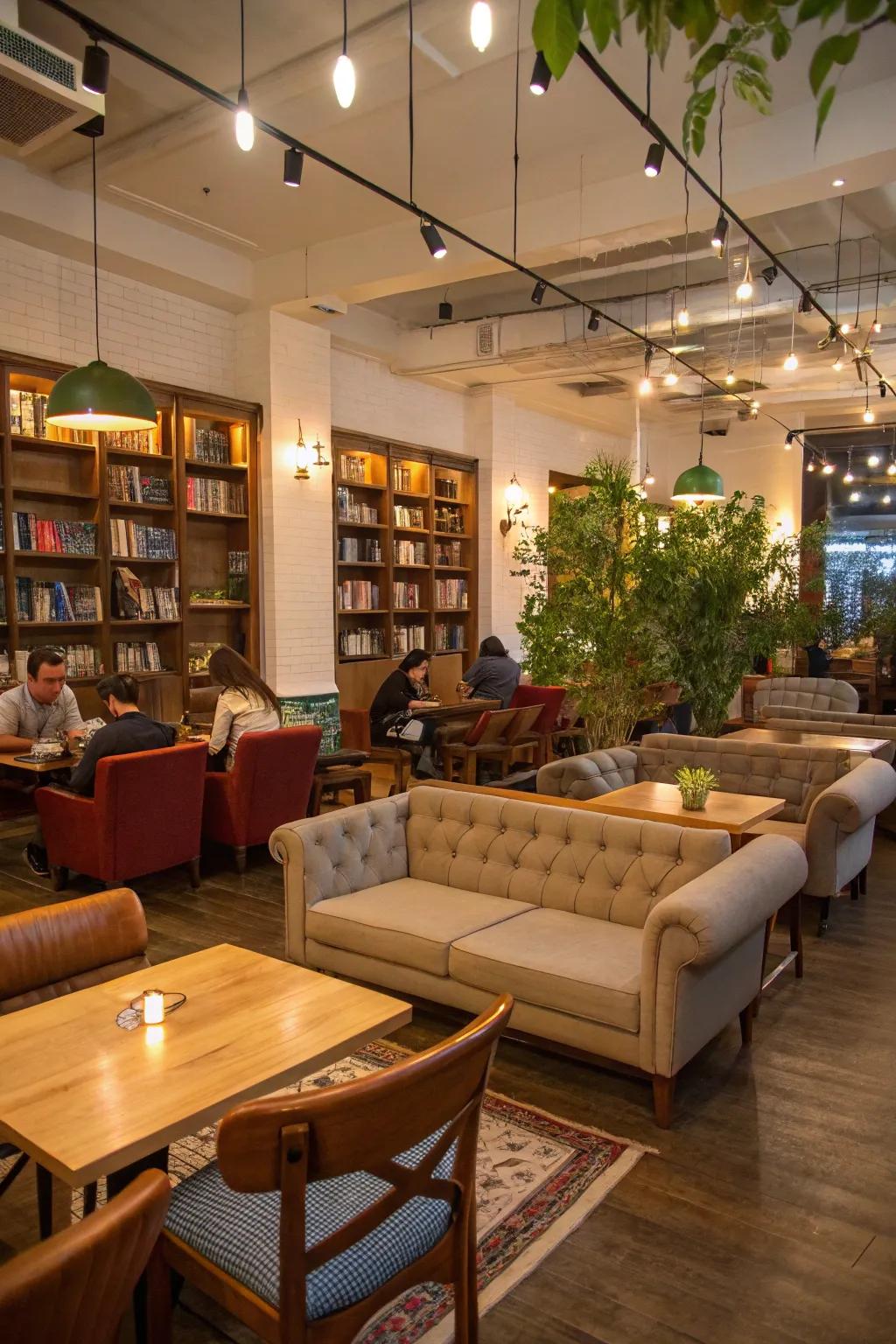 A mix of cozy seating options perfect for every mood.