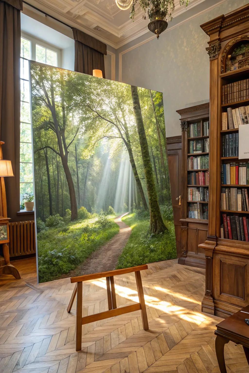 Artwork inspired by nature channels the sacred charm of creation into your home.