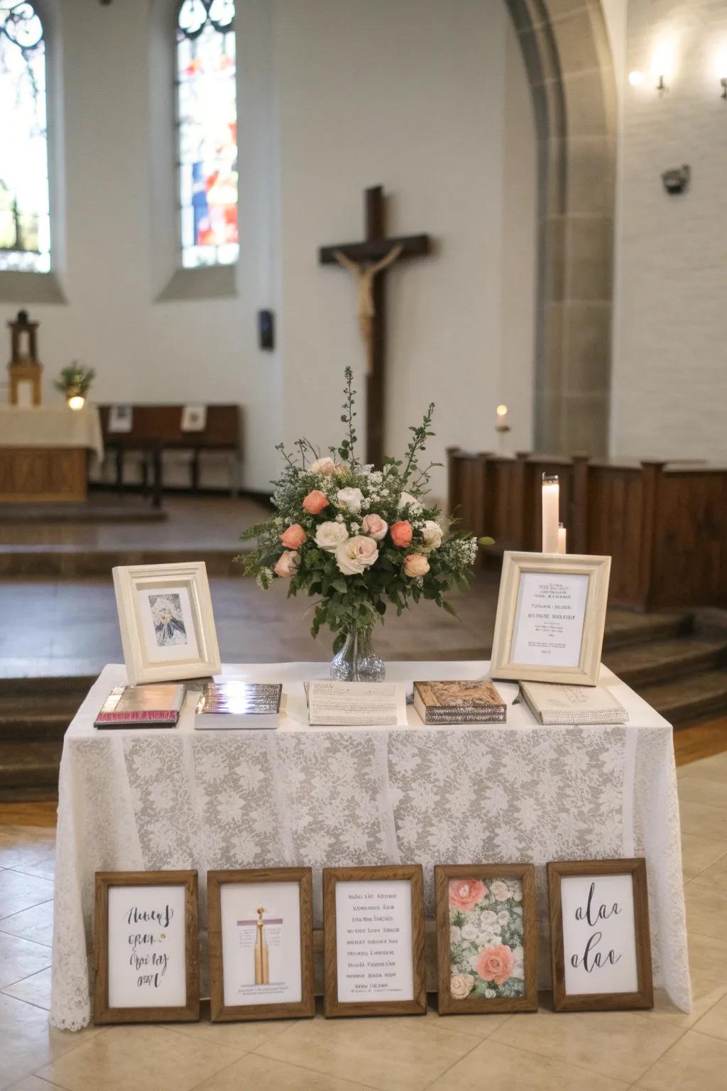 Uplifting messages bring heartfelt sincerity to table compositions.