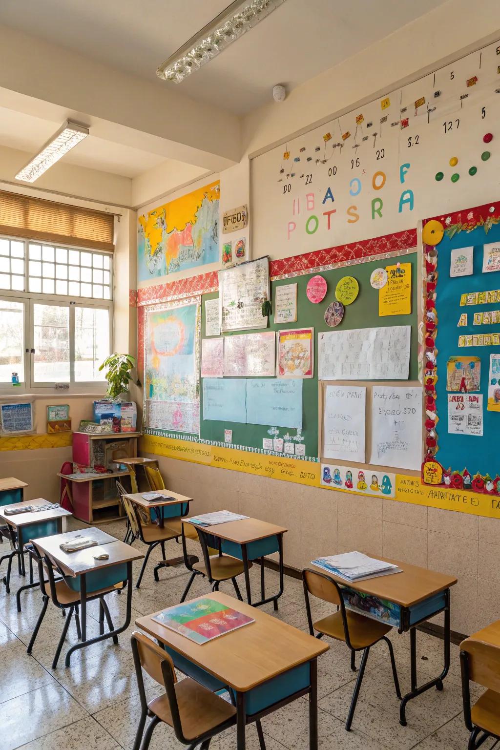 Instructive decorations add beauty and purpose.