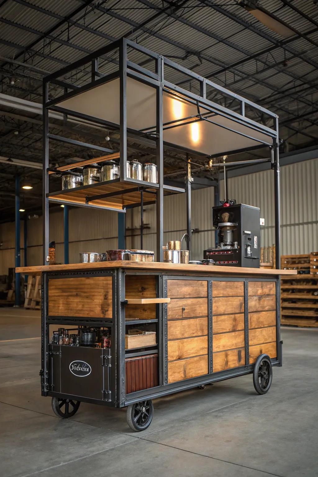 Give your coffee some industrial style.