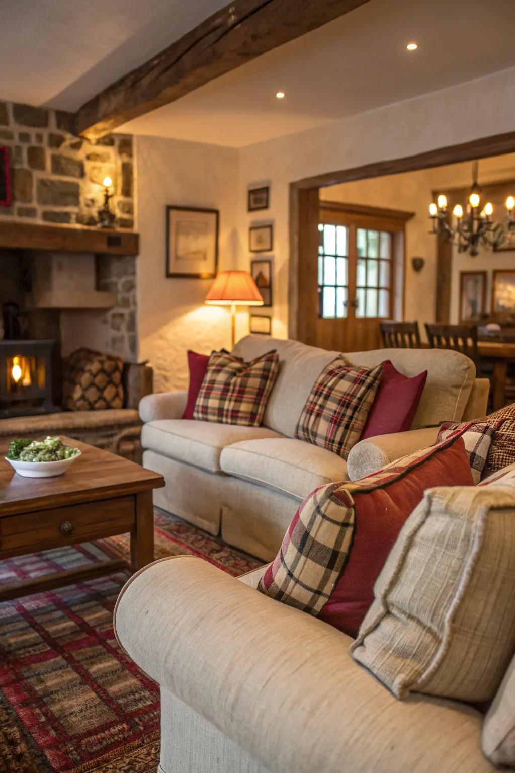 Comfort is paramount with luxurious seating arrangements.
