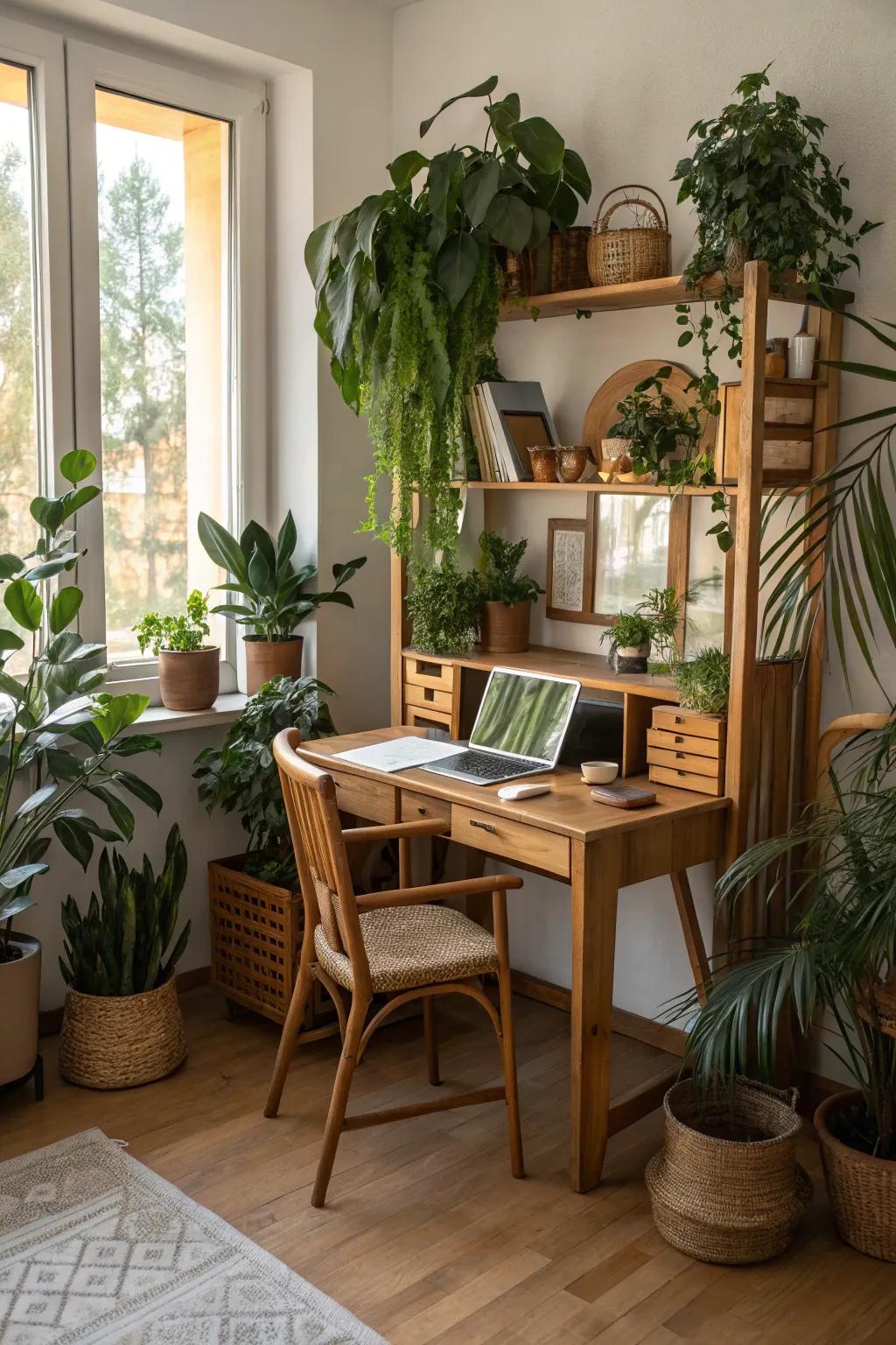 Mother Nature's gifts like flora fashion a revitalizing setting.