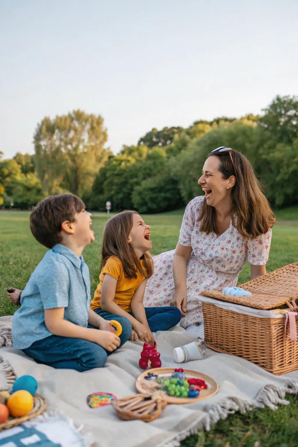 Informal stances encapsulate the authentic spirit of family life.