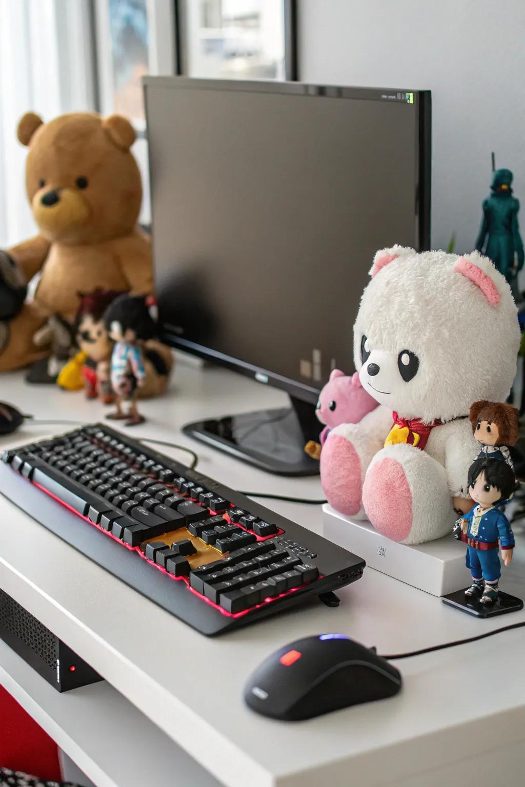 Themed accents individualize your personal computer setup.