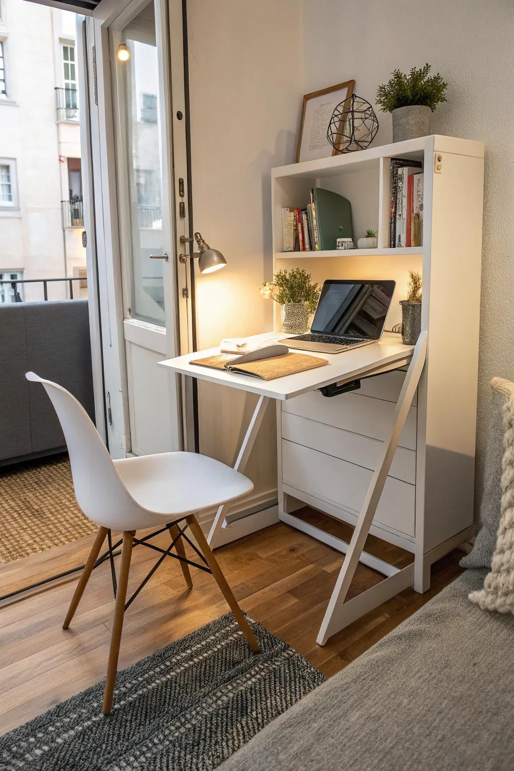 Fold it up: Desks that change with how you live.