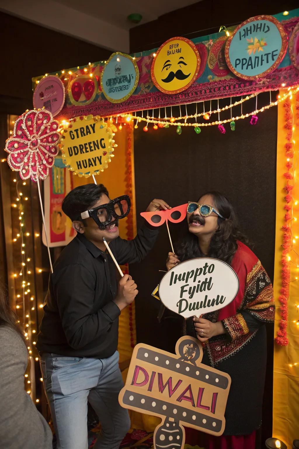 A selection of lively supports to enliven your Diwali snapshots.