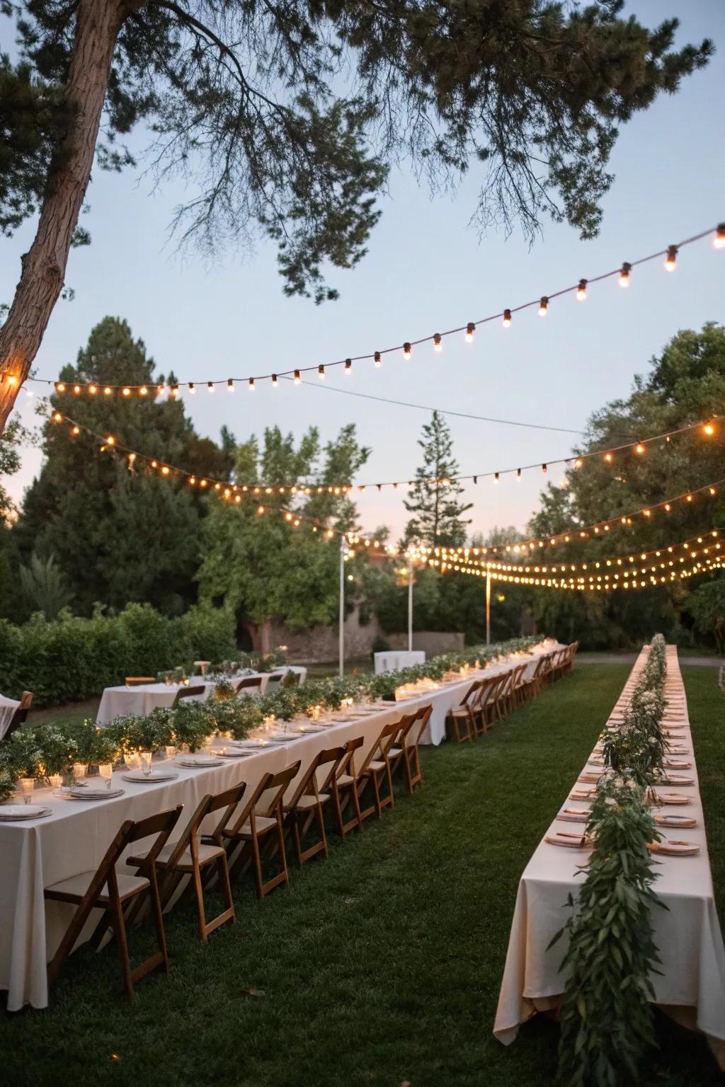 Outdoor social events featuring a sprinkle of magic.