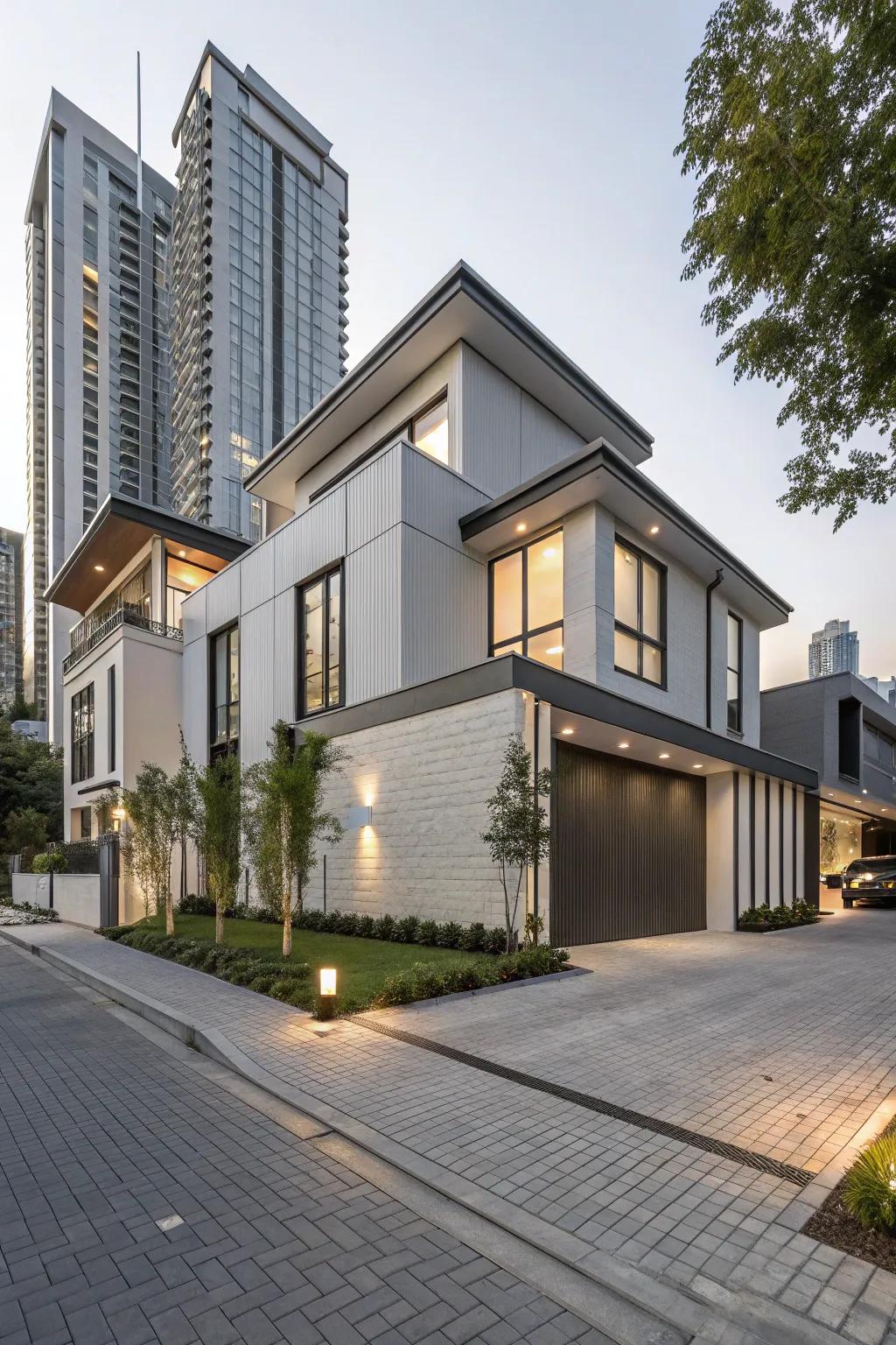 Contemporary simplicity highlights sharp lines and refined design.